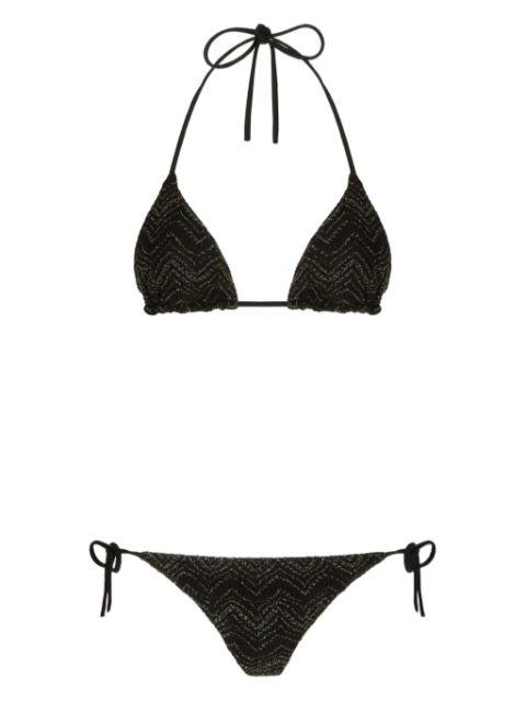 zigzag-knit bikini set by MISSONI