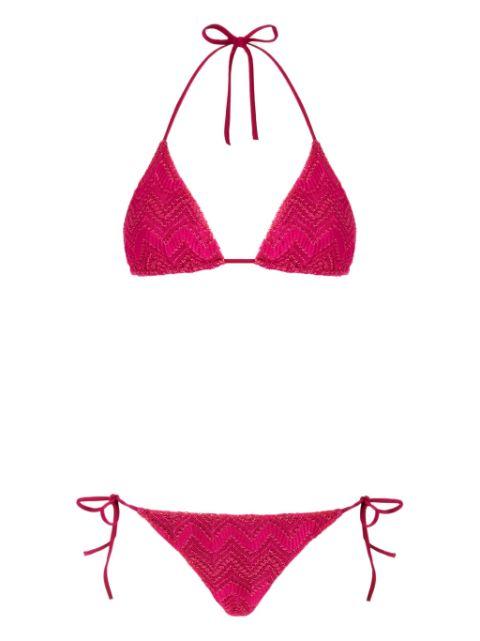 zigzag-knit bikini set by MISSONI