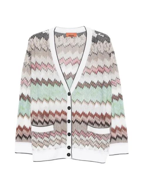 zigzag-knit cardigan by MISSONI