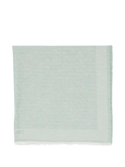 zigzag-knit fringed scarf by MISSONI