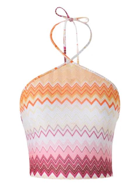 zigzag-knit top by MISSONI