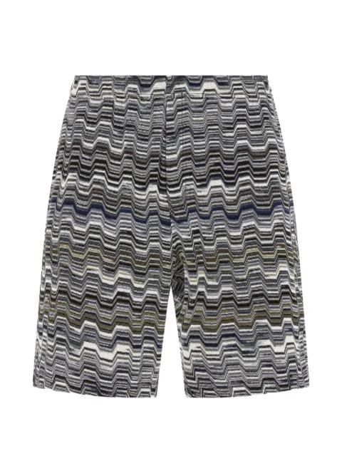 zigzag knitted bermuda shorts by MISSONI