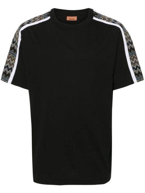 zigzag-panel T-shirt by MISSONI