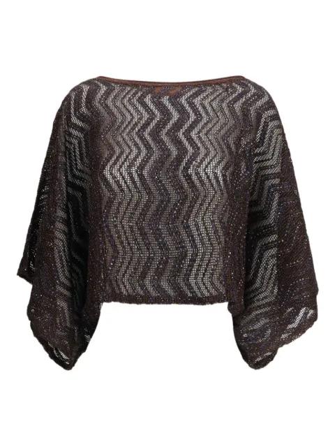 zigzag-pattern blouse by MISSONI