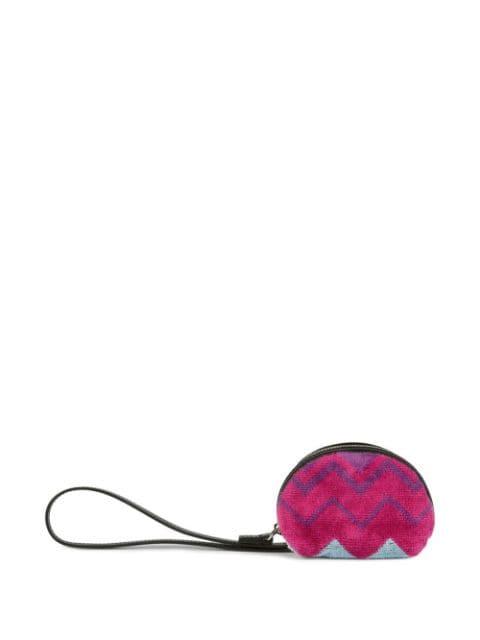 zigzag-pattern coin case by MISSONI