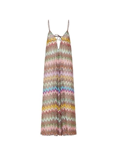 zigzag-pattern maxi dress by MISSONI