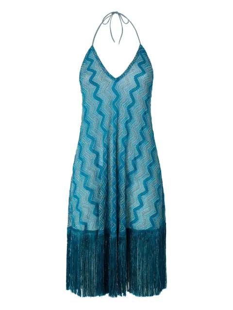 zigzag-pattern midi dress by MISSONI