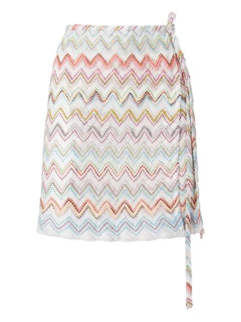 zigzag-pattern mini skirt by MISSONI