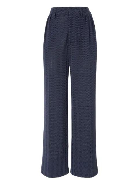 zigzag-pattern pleated trousers by MISSONI