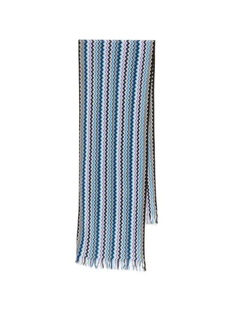 zigzag-pattern scarf by MISSONI