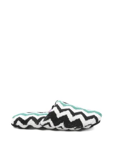 zigzag-pattern slippers by MISSONI