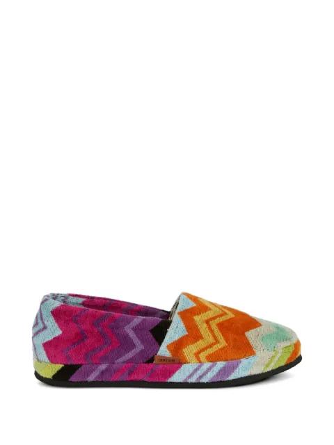 zigzag-pattern slippers by MISSONI