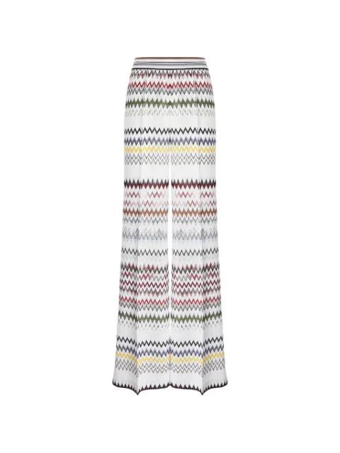 zigzag-pattern trousers by MISSONI