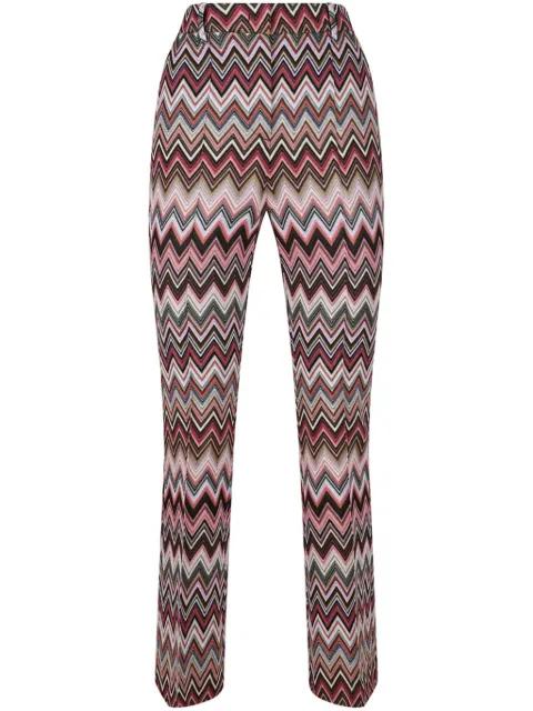 zigzag-pattern trousers by MISSONI