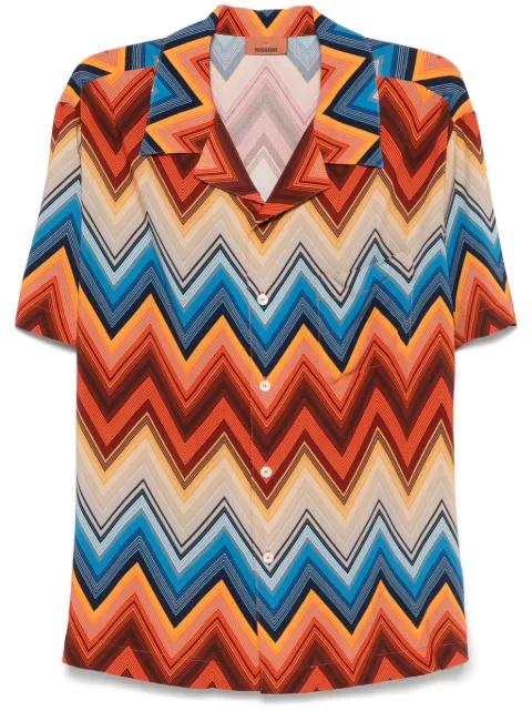 zigzag pocket shirt by MISSONI