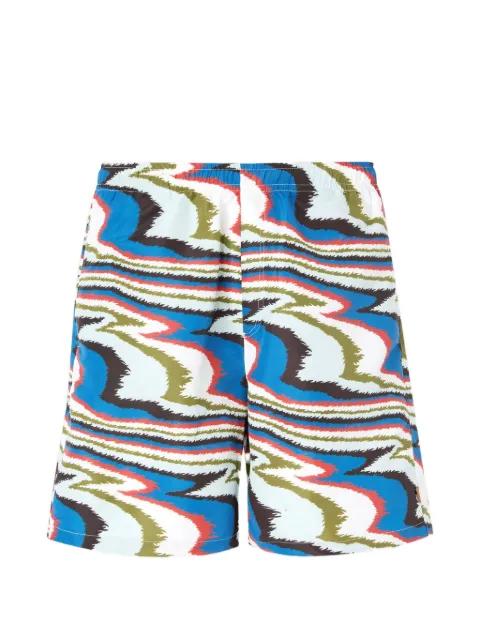 zigzag-print swim shorts by MISSONI