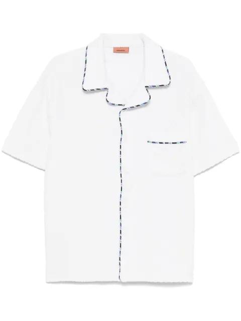 zigzag terry shirt by MISSONI
