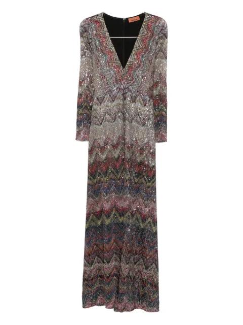 zigzag-woven midi dress by MISSONI