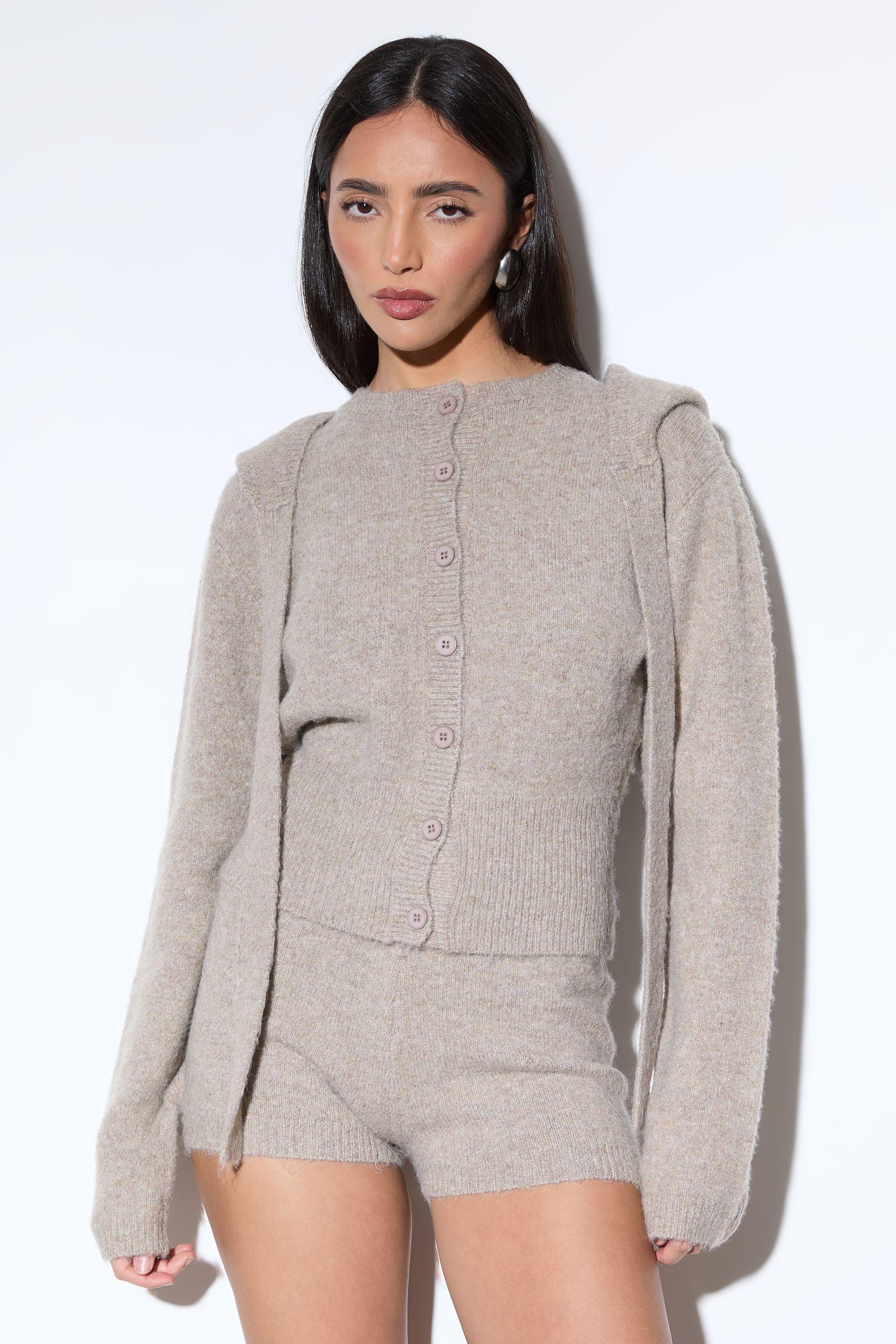 Knitted Marl Micro Short by MISSPAP