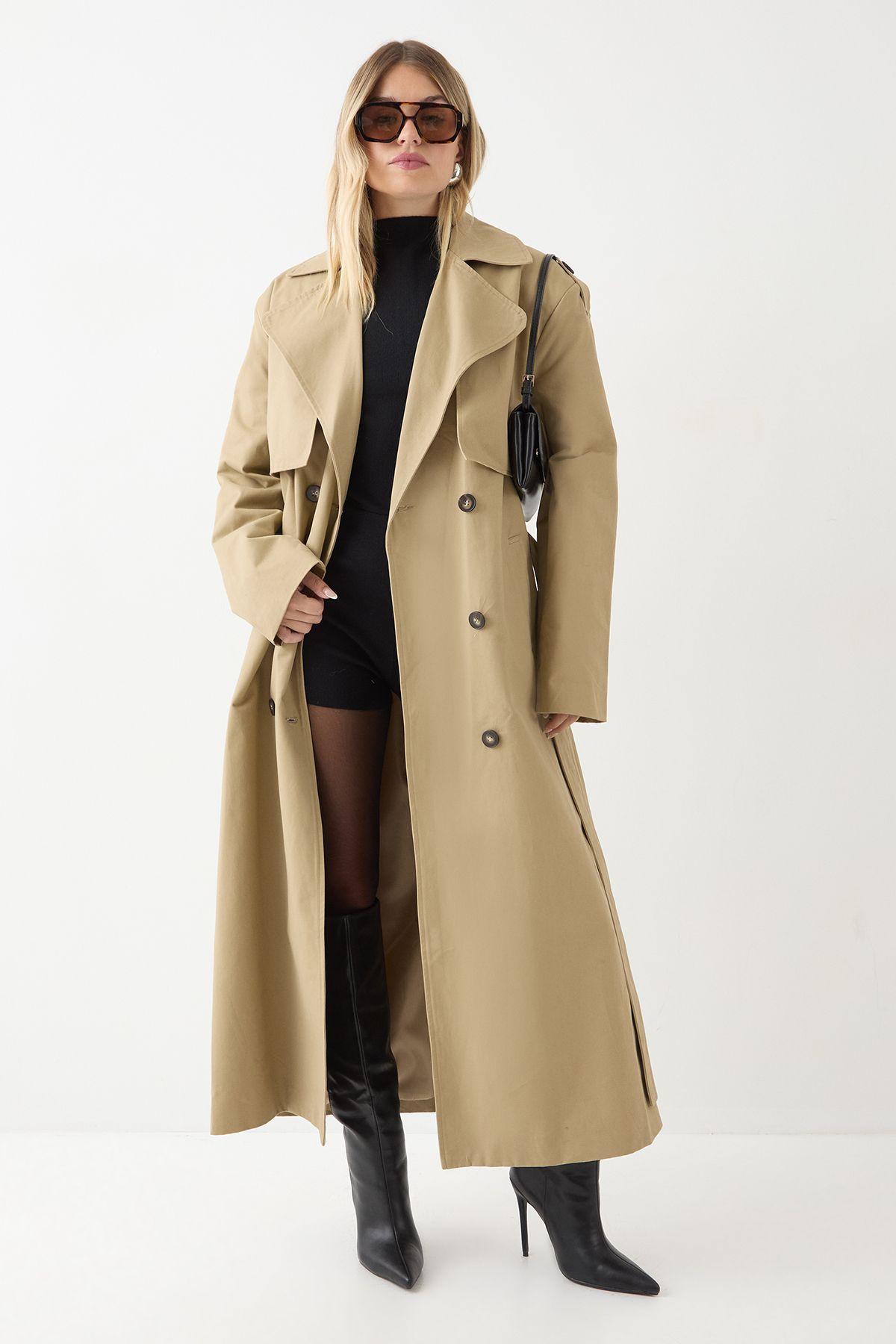 Tailored Maxi Trench Coat by MISSPAP