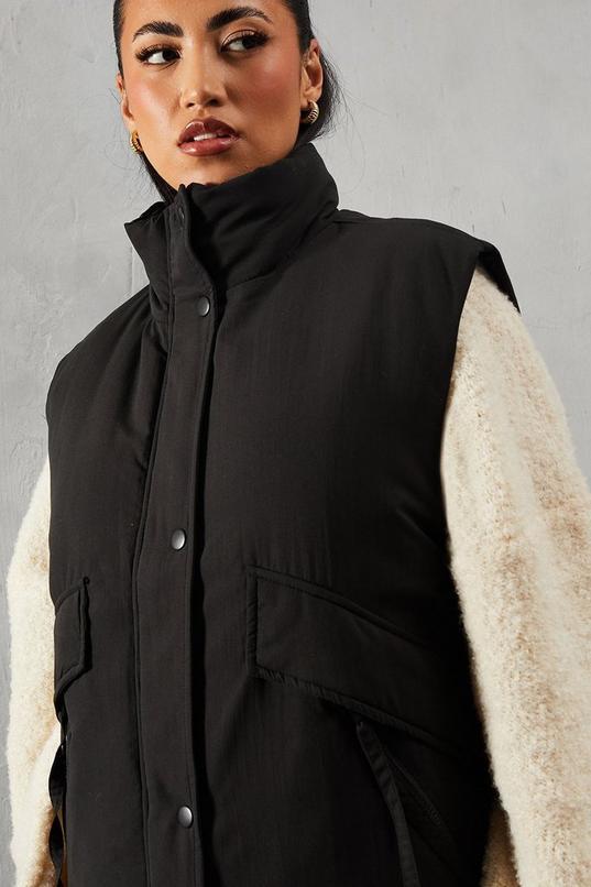 Zip Pocket Puffer Gilet by MISSPAP