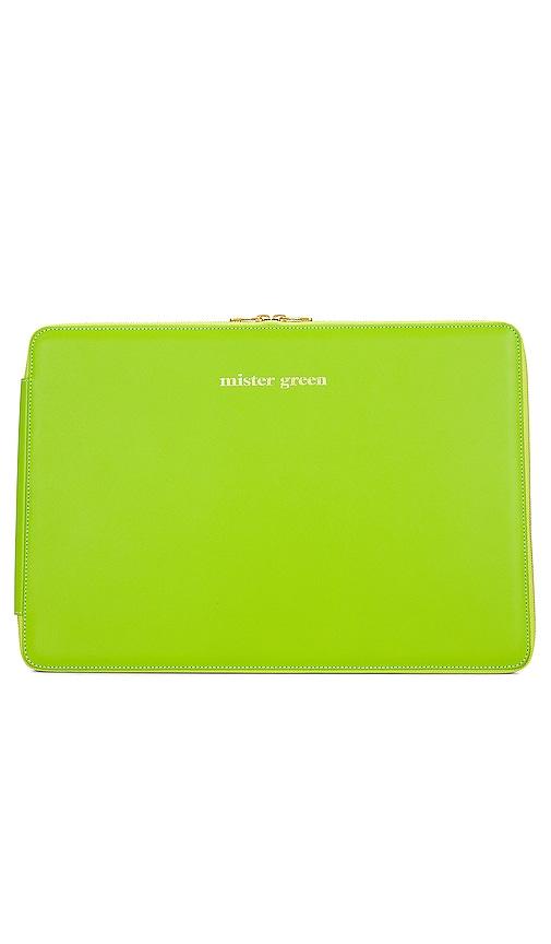 Mister Green Portfolio Case in Green by MISTER GREEN