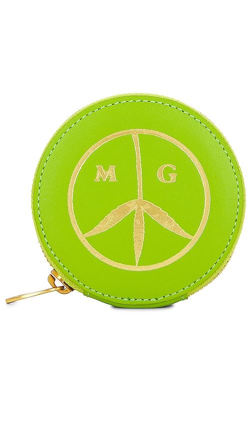 Mister Green Round Satchel Wallet in Green by MISTER GREEN