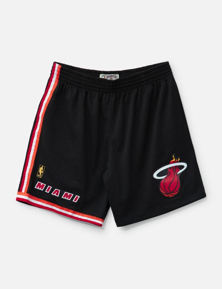 1996-97 Miami Heat Away Swingman Shorts by MITCHELL&AMP; NESS
