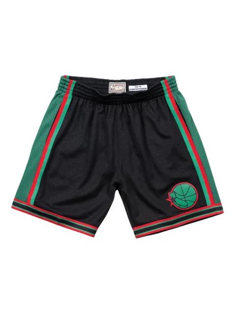 1993 Golden State Warriors logo patch shorts by MITCHELL&NESS