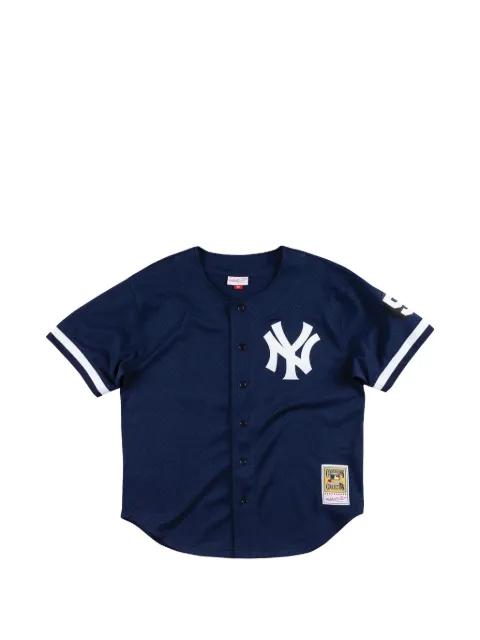 1999 New York Yankees logo-detail shirt by MITCHELL&NESS