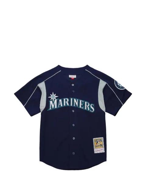 2003 Seattle Mariners buttoned short-sleeve shirt by MITCHELL&NESS