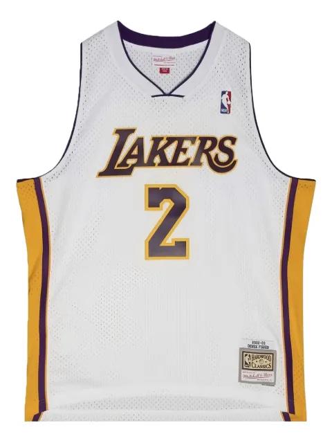 Alternate Jersey "NBA LA Lakers 2002 Derek Fisher" t-shirt by MITCHELL&NESS