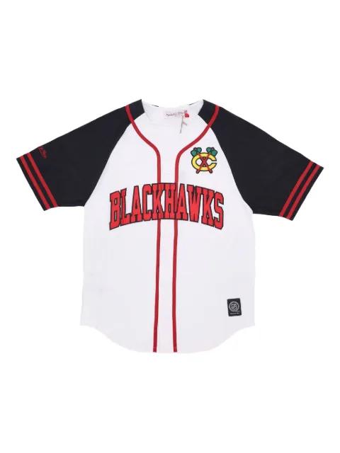 Chicago Blackhawks button-front T-shirt by MITCHELL&NESS
