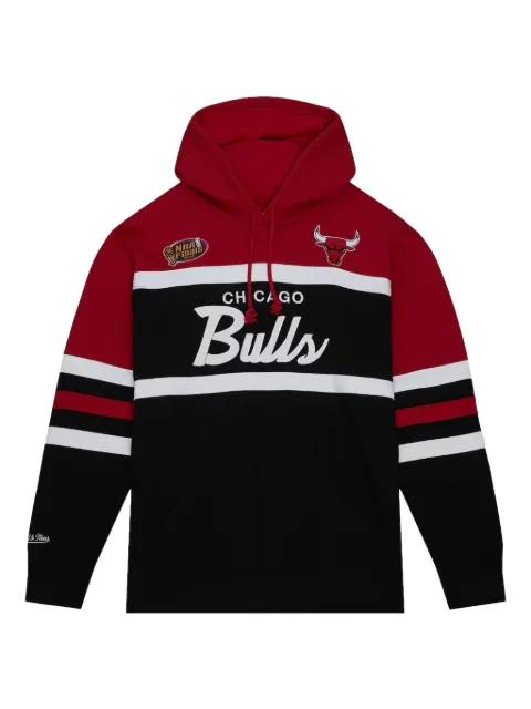 Chicago Bulls Black Head Coach hoodied sweater by MITCHELL&NESS