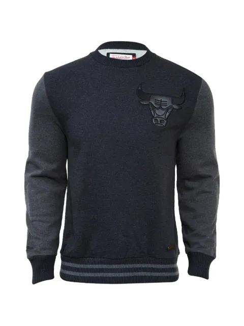 Chicago Bulls leather-trim sweatshirt by MITCHELL&NESS