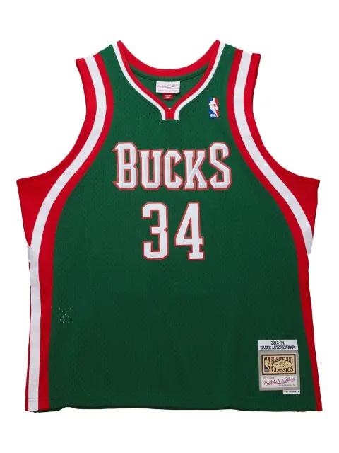Giannis Antetokounmpo Milwaukee Bucks 2013-14  jersey by MITCHELL&NESS