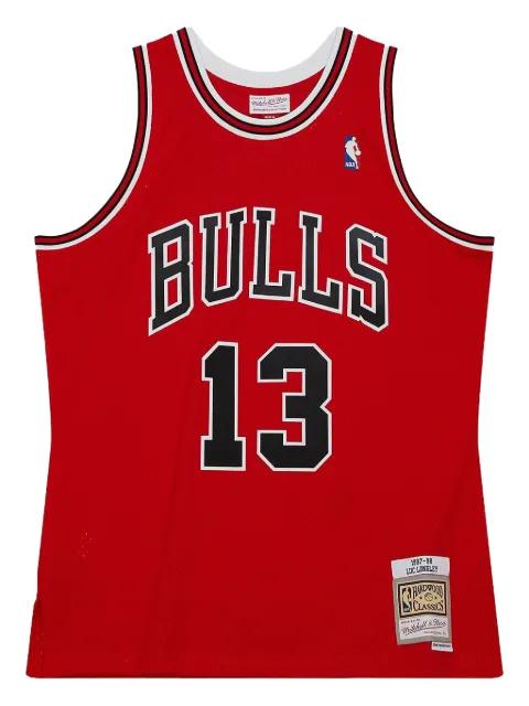 Luc Longley Chicago Bulls 1997-98  jersey by MITCHELL&NESS
