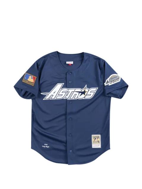MLB Houston Astros buttoned T-shirt by MITCHELL&NESS