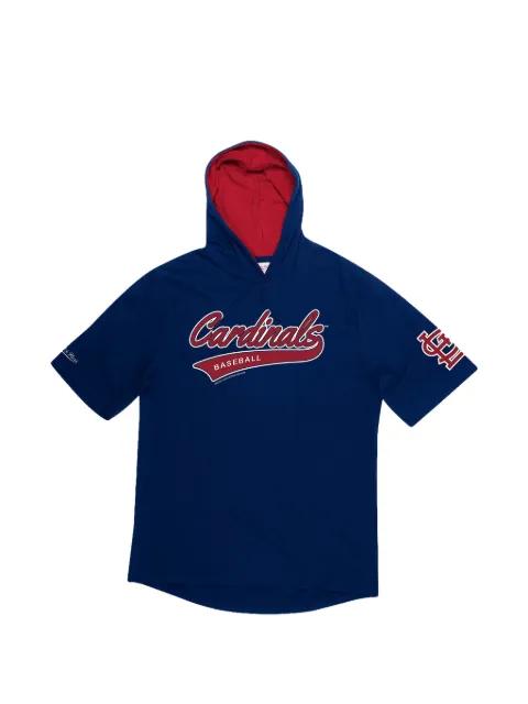 MLB St. Louis Cardinals short-sleeve hoodie by MITCHELL&NESS