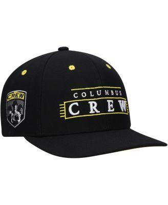 Men's  Black Columbus Crew LOFI Pro Snapback Hat by MITCHELL&NESS