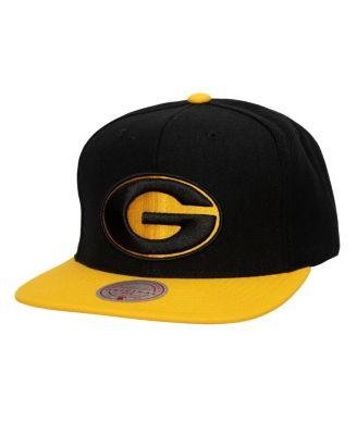 Men's Black, Gold Grambling Tigers 2-Tone 2.0 Snapback Hat by MITCHELL&NESS