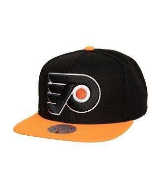 Men's Black Philadelphia Flyers Core Team Ground 2.0 Snapback Hat by MITCHELL&NESS