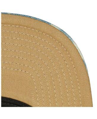 Men's Denim Philadelphia 76ers Acid Wash Snapback Hat by MITCHELL&NESS