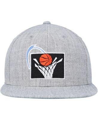 Men's Heather Gray Cleveland Cavaliers Hardwood Classics 2.0 Snapback Hat by MITCHELL&NESS