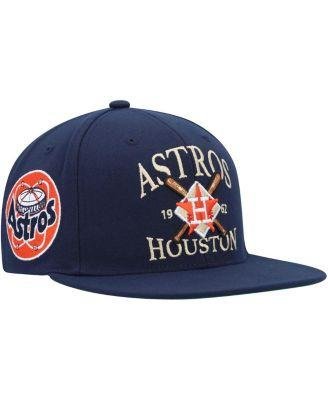 Men's Navy Houston Astros Grand Slam Snapback Hat by MITCHELL&NESS