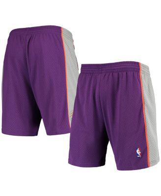 Men's Purple Phoenix Suns 2001-02 Hardwood Classics Swingman Shorts by MITCHELL&NESS