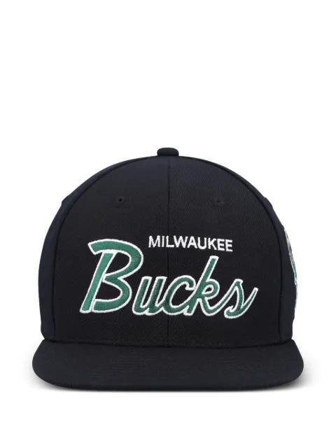 Milwaukee Bucks team script 2.0 cap by MITCHELL&NESS