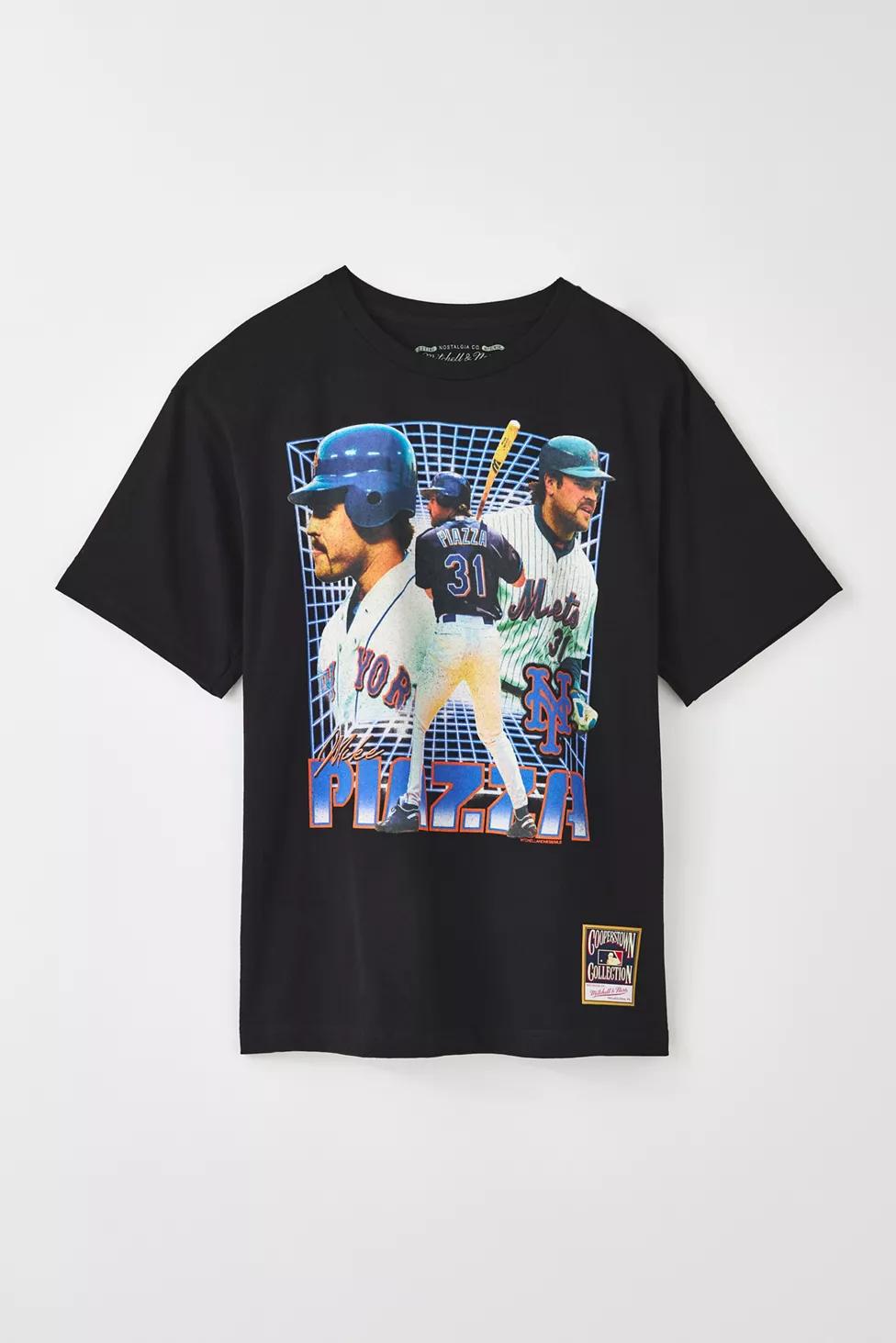 Mitchell & Ness MLB Legends New York Mets Mike Piazza Graphic Tee by MITCHELL&NESS