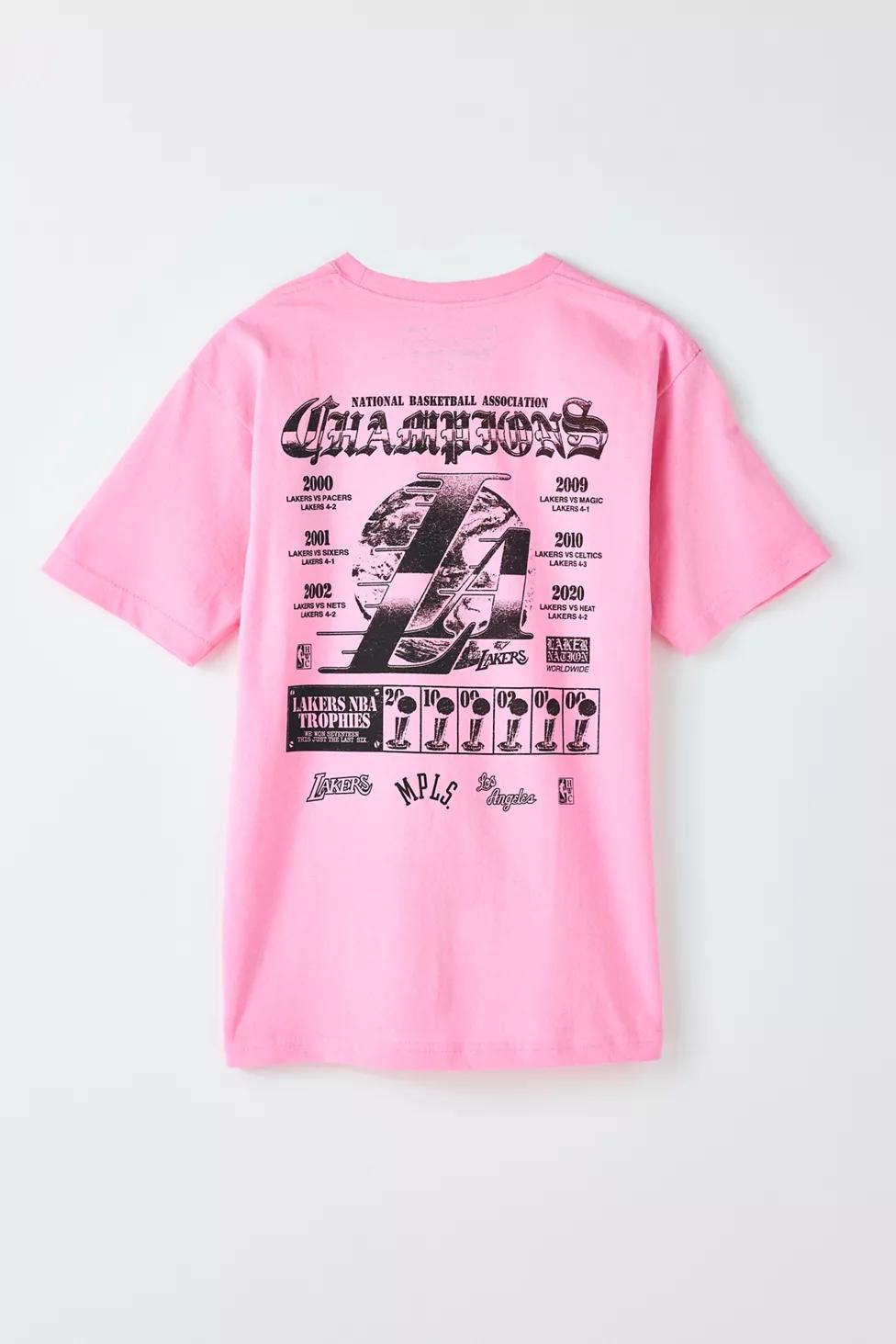 Mitchell & Ness NBA Los Angeles Lakers Champions Chrome Heritage Graphic Tee by MITCHELL&NESS