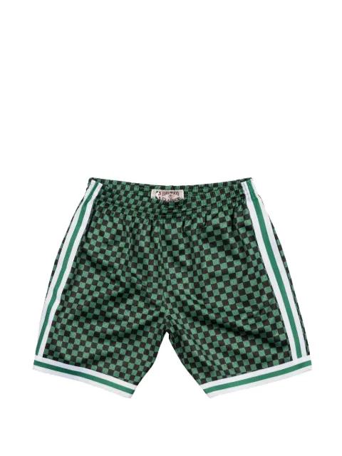 NBA "Boston Celtics" checked swingman shorts by MITCHELL&NESS